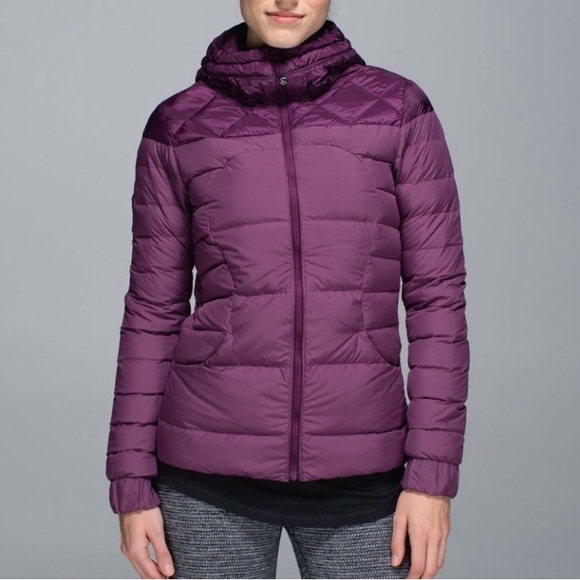 Lululemon Women's Fluffin' Awesome Down Jacket - Plum - M - Picture 1 of 16